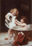 Frederick Morgan His turn next oil on canvas